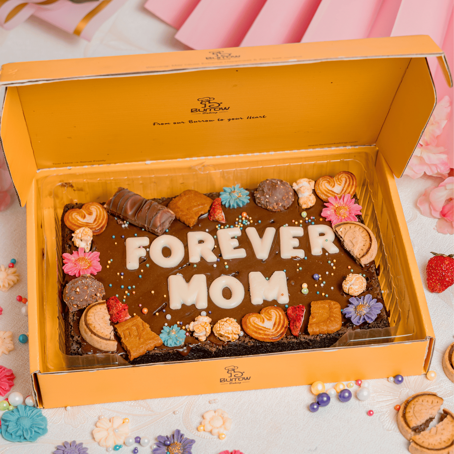 Mother's Day Celebration Brownie Box