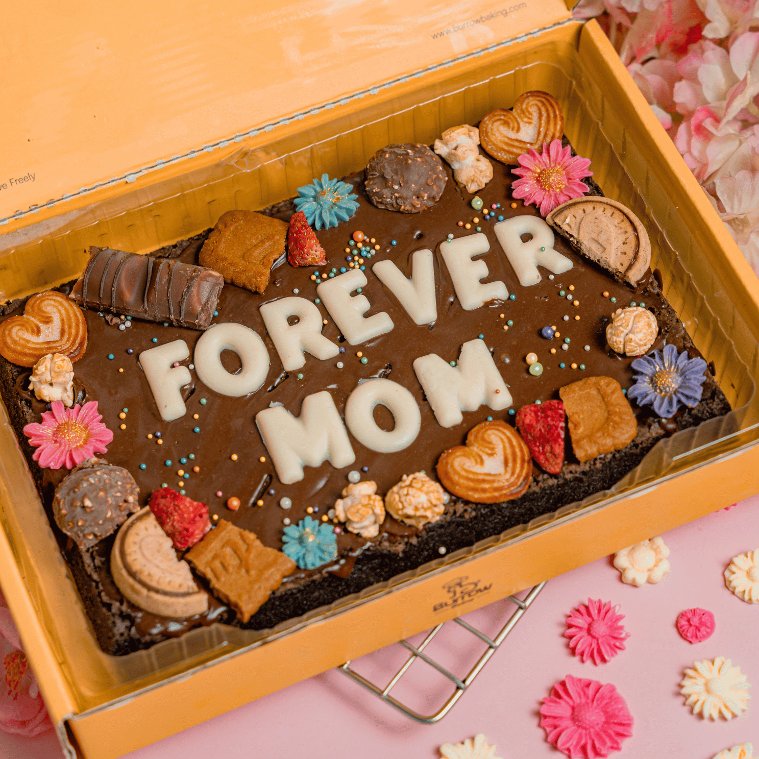 Mother's Day Celebration Brownie Box