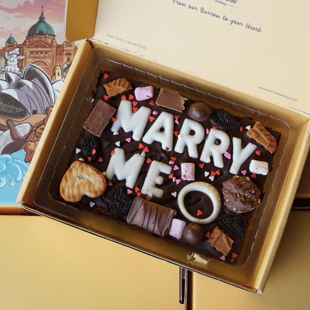 Custom Letter Treat Brownie