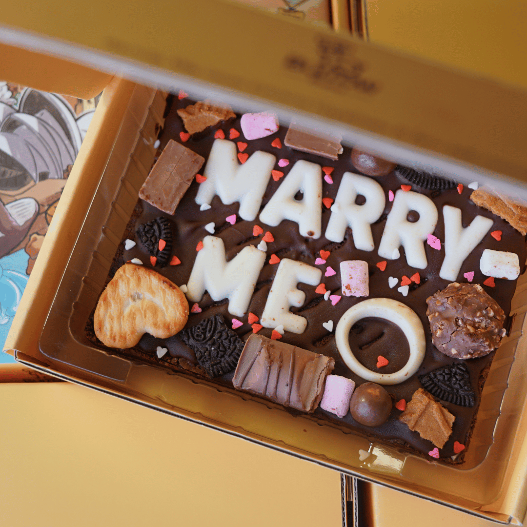 Custom Letter Treat Brownie