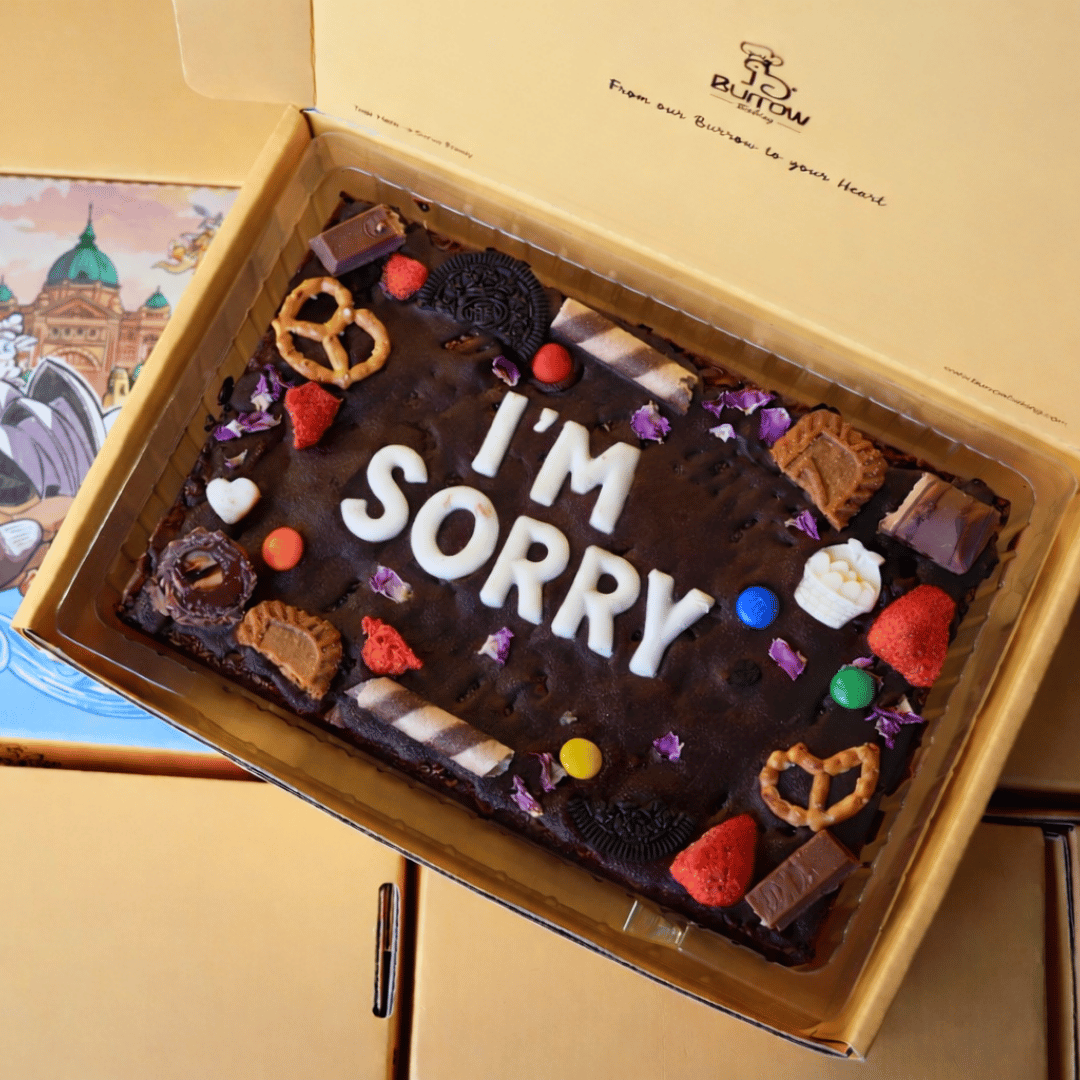 Custom Letter Celebration Brownie