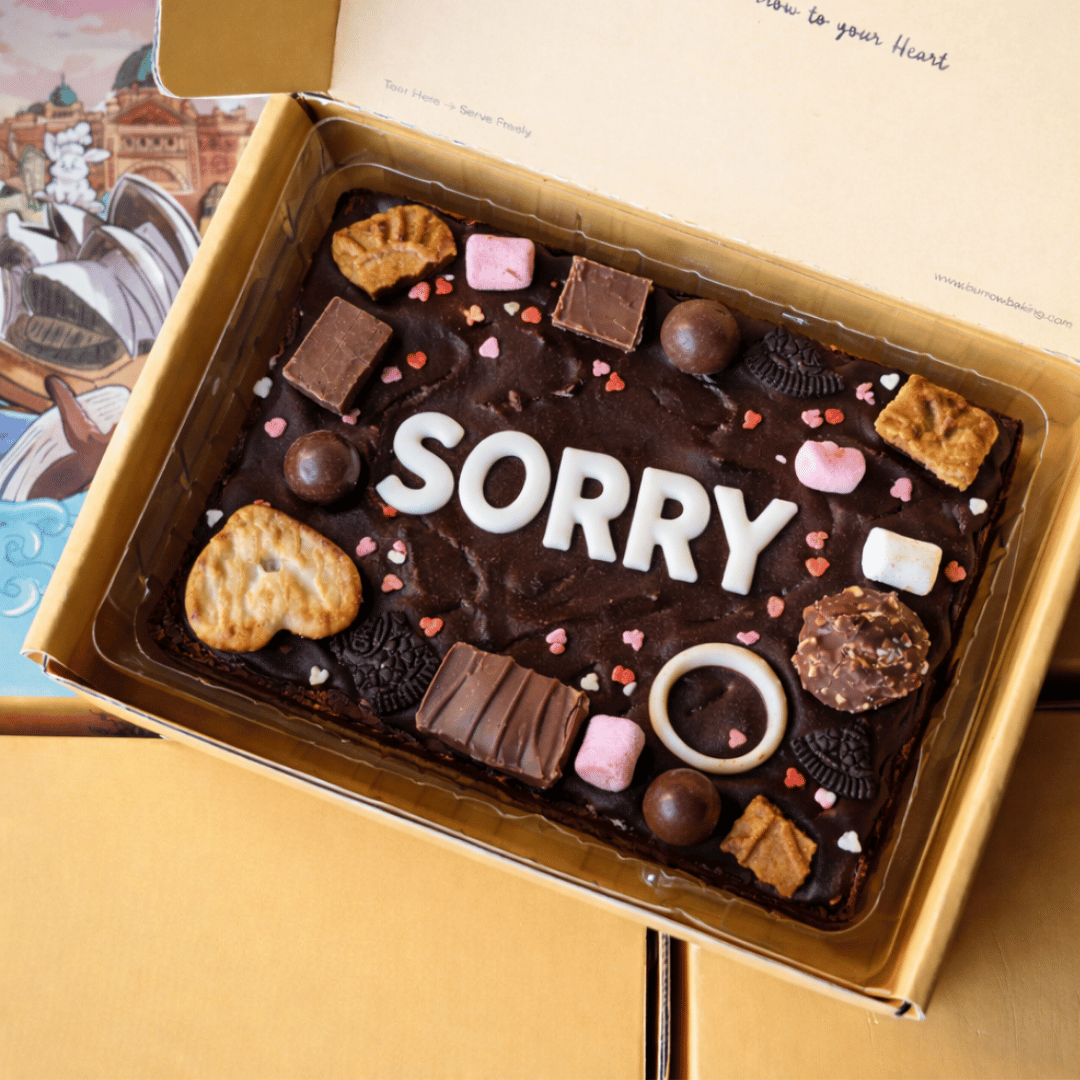 Custom Letter Treat Brownie