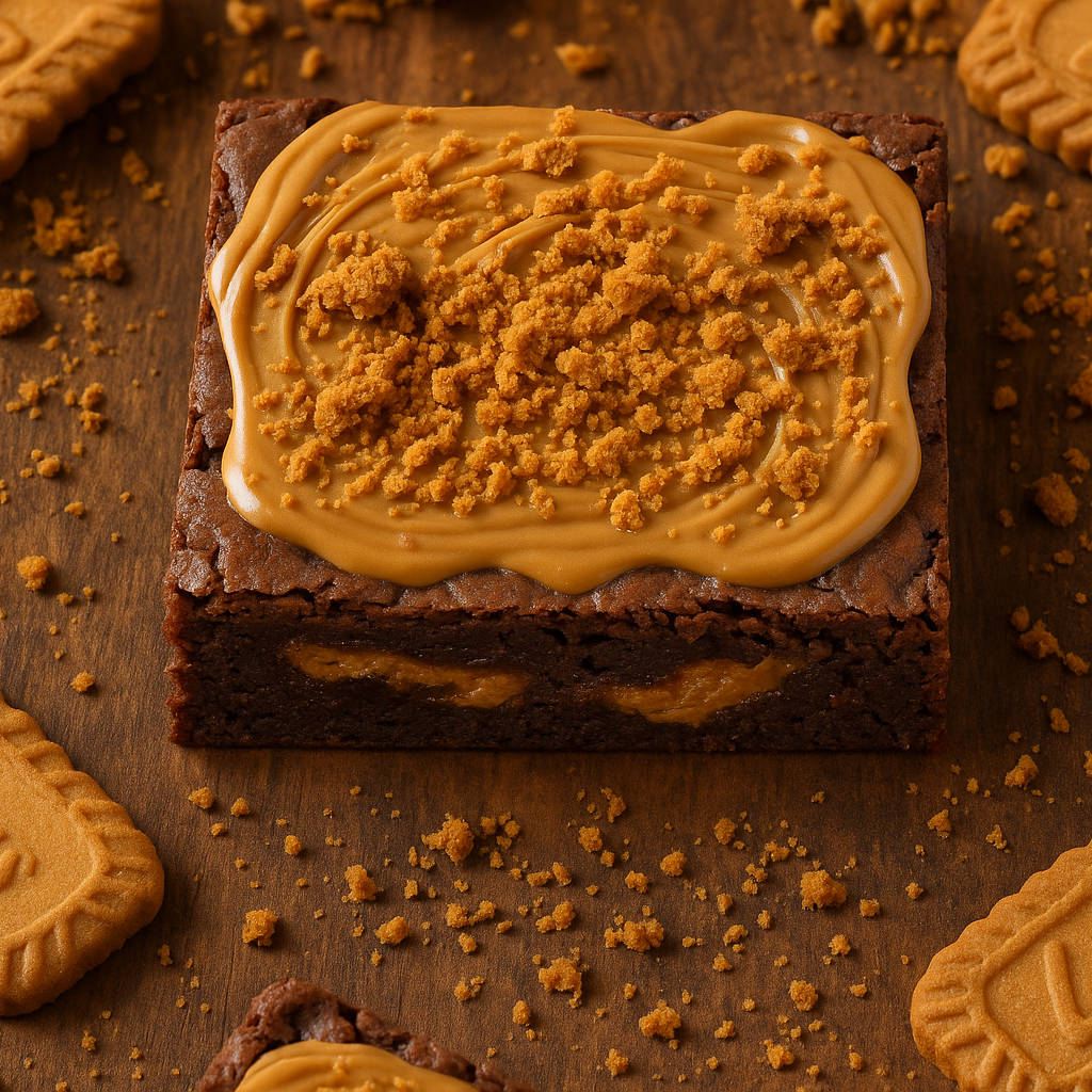 biscoff brownie